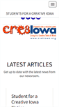 Mobile Screenshot of cre8iowa.org