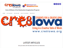 Tablet Screenshot of cre8iowa.org